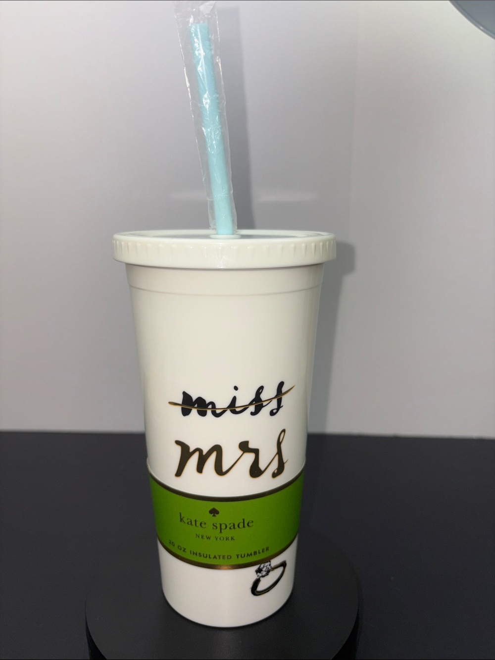 Kate Spade New York "Miss to Mrs." Insulated Tumbler 20 ounces